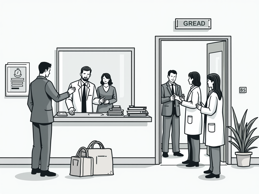 Modern Greek hospital facility